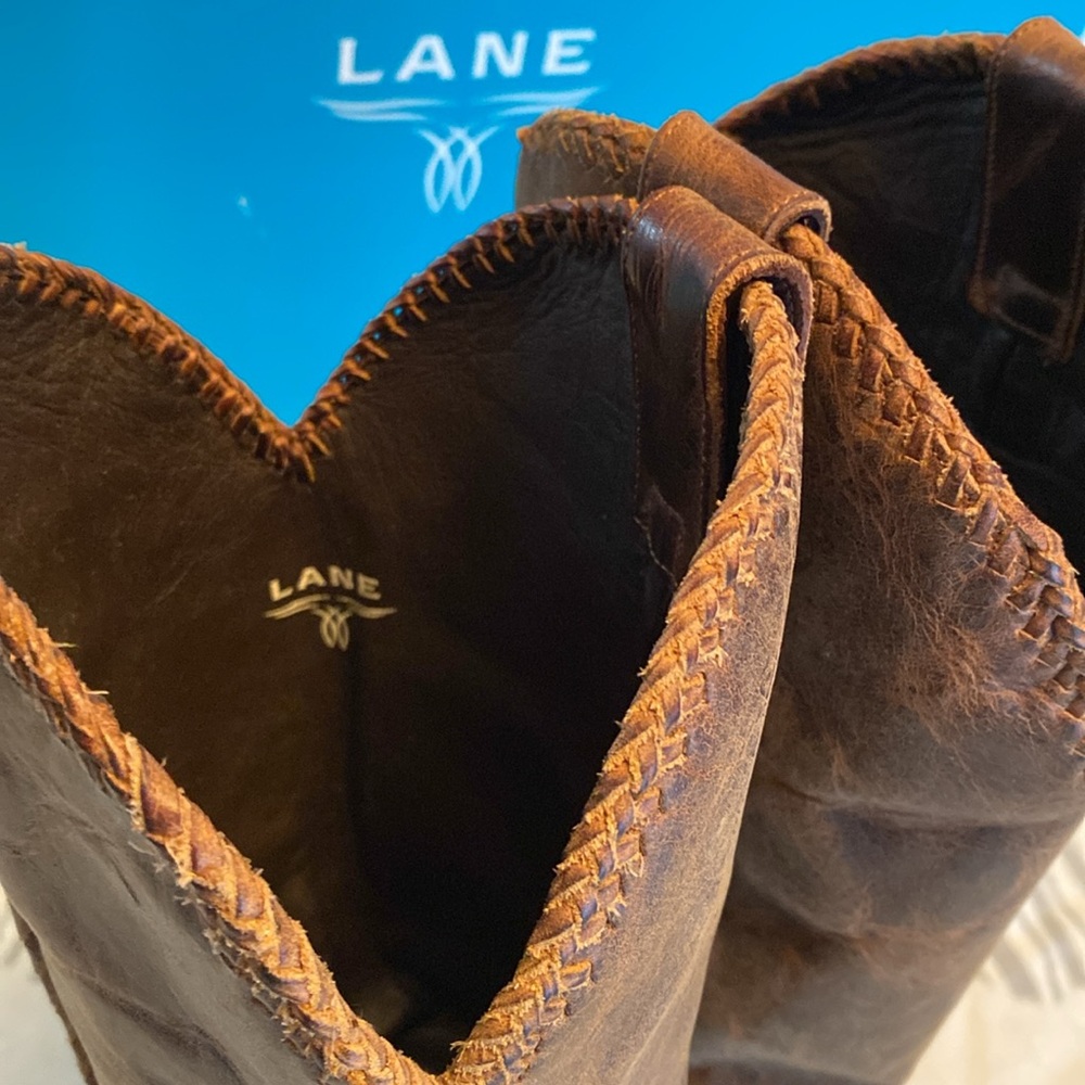 Women's Brown Leather Western Boots - Picture 12 of 15